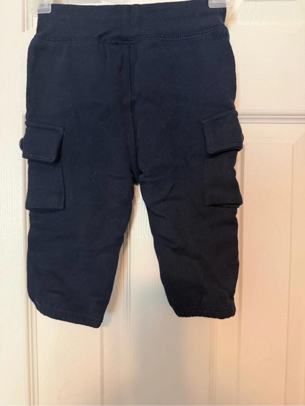NWT babyGap Navy Cargo Jogger Pants | 6–12 Months | Soft Cotton Blend | Baby Boy